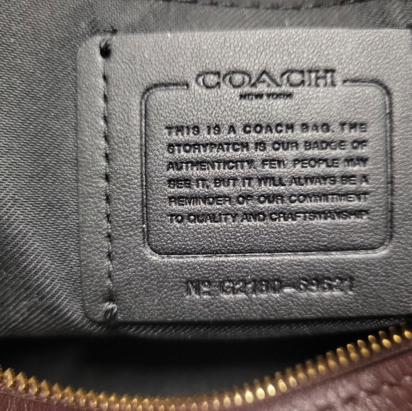 NWT COACH Lane Satchel 👛 - Picture 13 of 14